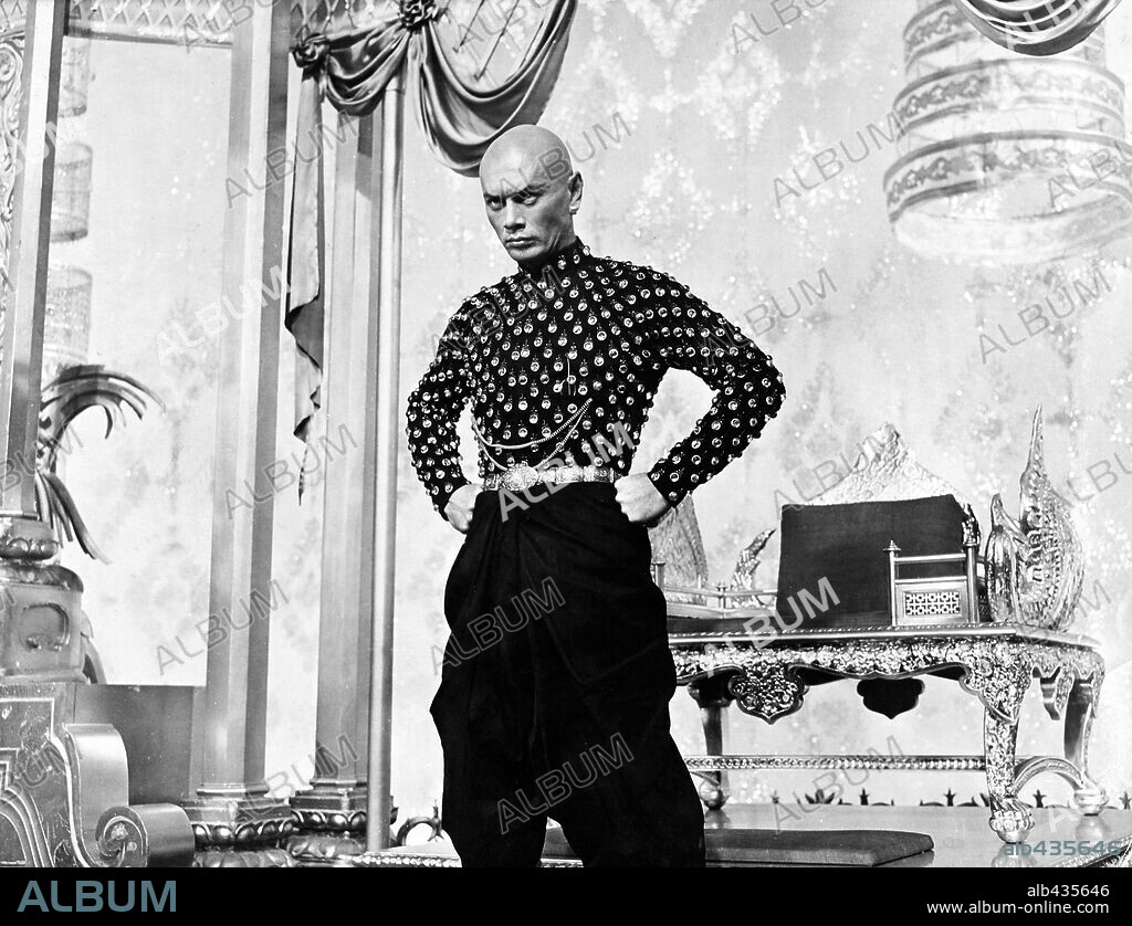 YUL BRYNNER en EL REY Y YO, 1956 (THE KING AND I), dirigida por WALTER LANG. Copyright 20TH CENTURY FOX.
