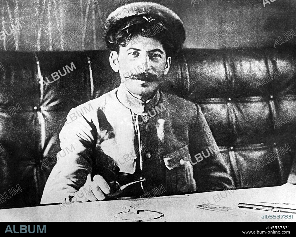 Joseph Vissarionovich Stalin (18 December 1878 – 5 March 1953) was the first General Secretary of the Communist Party of the Soviet Union's Central Committee from 1922 until his death in 1953. While formally the office of the General Secretary was elective and was not initially regarded as top position in the Soviet state, after Vladimir Lenin's death in 1924, Stalin managed to consolidate more and more power in his hands, gradually putting down all opposition groups within the party. Stalin's idea of socialism in one country became the primary line of the Soviet politics. He dominated Soviet politics and the USSR through the Great Purges of the 1930s, then the catastrophic Second World War, remaining in power until his death in 1953.