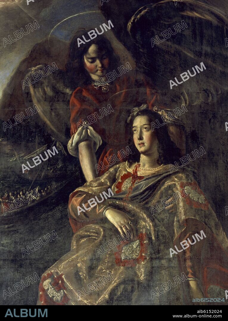FRAY JUAN ANDRES RICCI (1600-1681) FRAY JUAN RIZI. PINTURA DEL TRASCORO - SANTA VICTORIA - 1656/1659 - BARROCO ESPAÑOL.