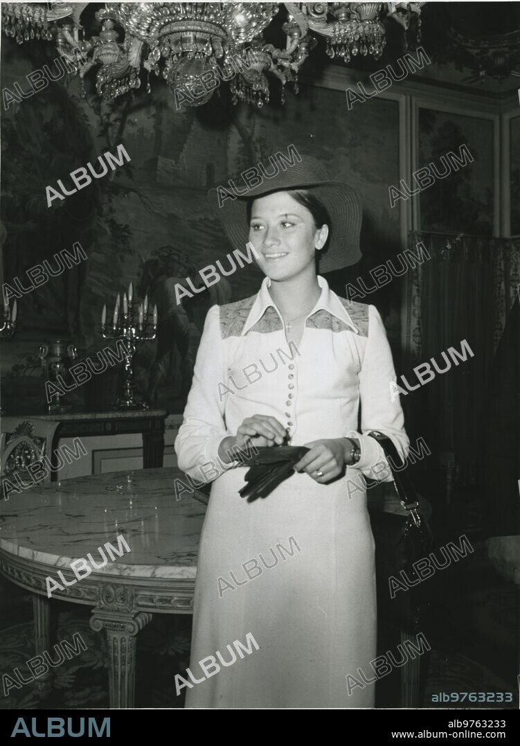 23 marzo 1971. La modelo Miss España y Miss Europa, Noelia Alfonso.
