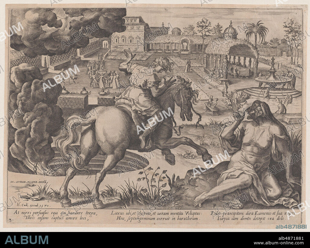 PIETER FURNIUS. The Enticement of Luxury, from The Course of Human Life, 1570.