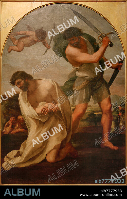 ANDREA SACCHI. Sacchi, Andrea. 1599-1661. "Martyrium des hl. Longinus", 1633/34. Öl auf Leinwand, 210 × 140 cm. Vatikanstadt, Sacristia Vaticana, Sala Capitolare.