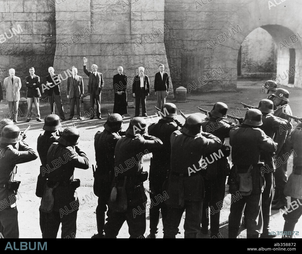 THIS LAND IS MINE, 1943, directed by JEAN RENOIR. Copyright RKO.