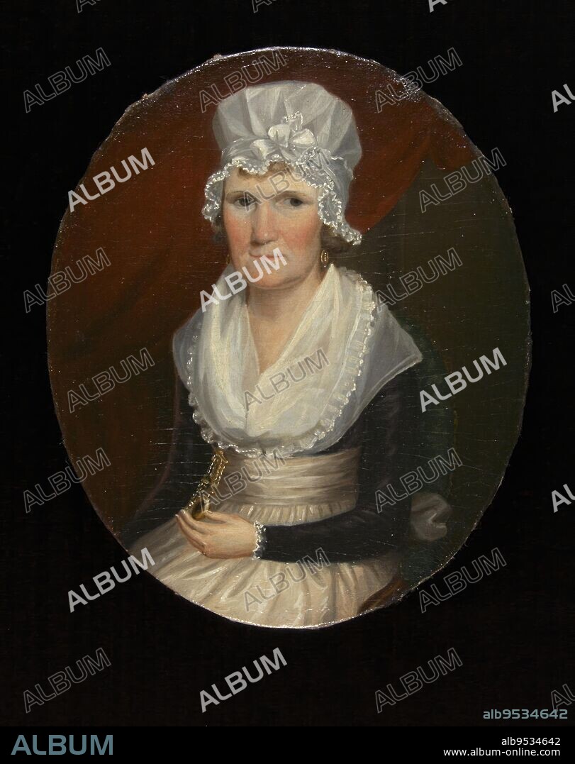 JAMES EARL (attributed). Portrait of Mrs. Robert Kermit. oil on canvas. Date: ca. 1790.