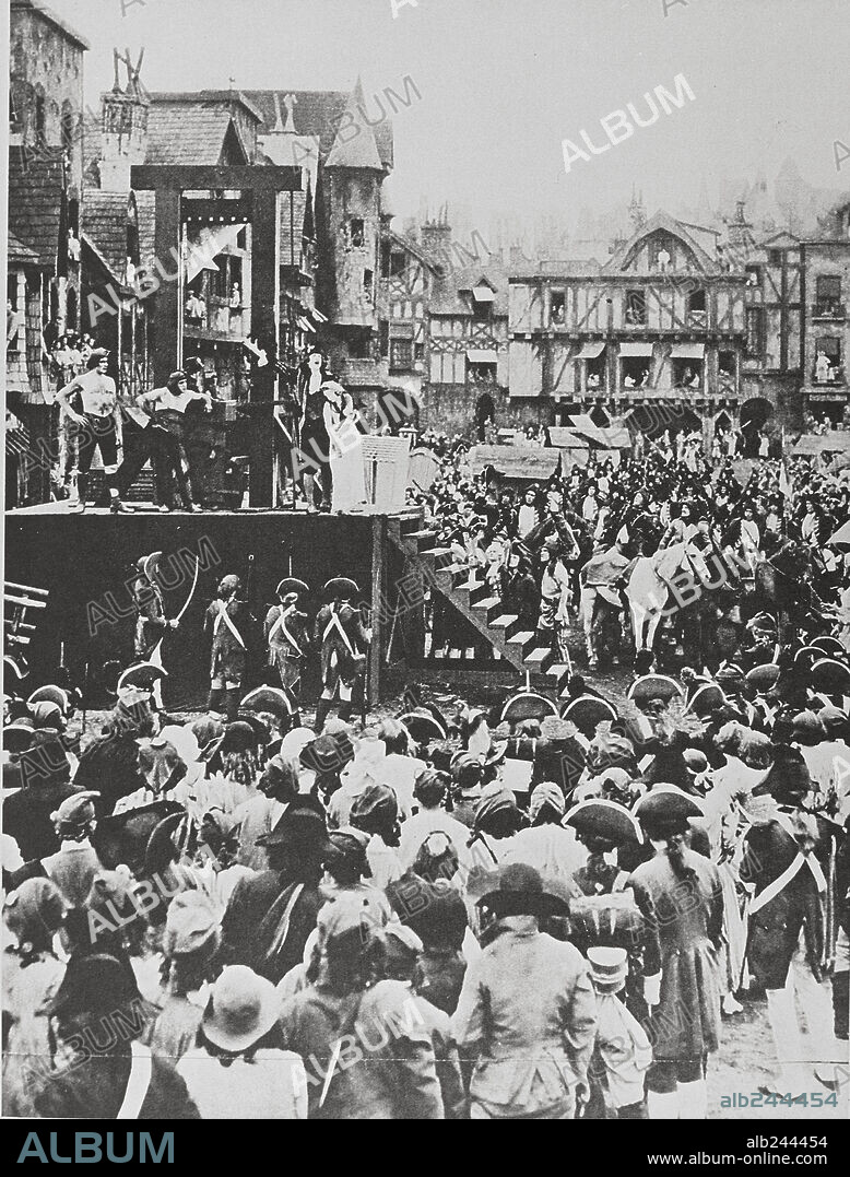 LAS DOS HUÉRFANAS, 1921 (ORPHANS OF THE STORM), dirigida por D. W. GRIFFITH. Copyright D.W. GRIFFITH PRODUCTIONS.