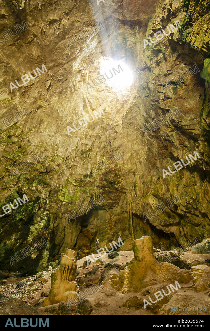 Avenc de Son Pou.Coanegra Valley, Santa Maria del cami.Sierra de Tramuntana.Mallorca.Balearic Islands. Spain.