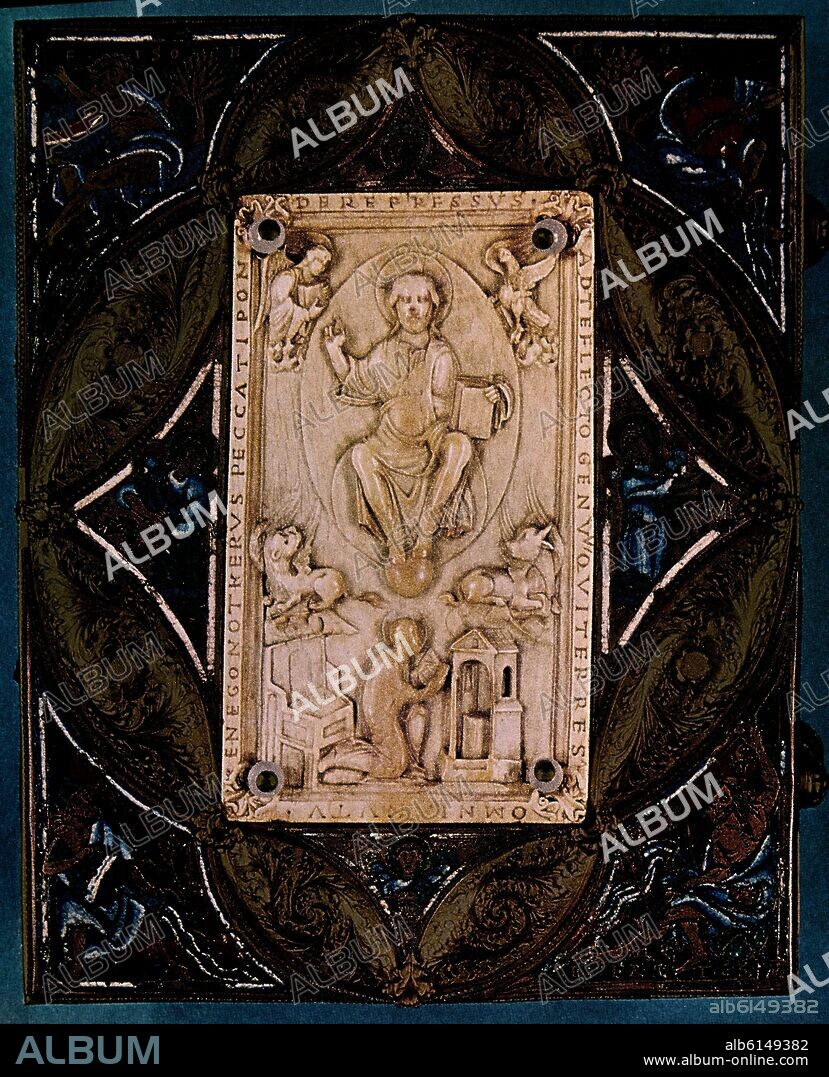 CUBIERTA DE EVANGELARIO DE NOTGER - SIGLO XI.