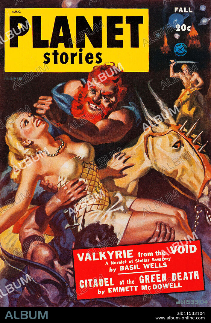 ALLEN ANDERSON. Planet Stories V3#12  (Fiction House, Fall 1948).