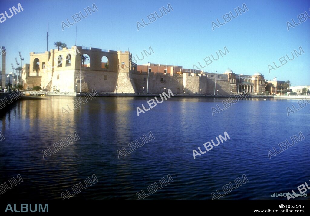 Tripoli Castle, Libya. The castle is mainly Ottoman but features a number of architectural styles from different historical periods, and houses a museum.