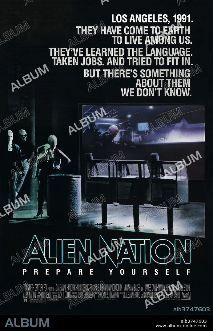 Poster of ALIEN NATION, 1988, directed by GRAHAM BAKER. Copyright 20TH CENTURY FOX.
