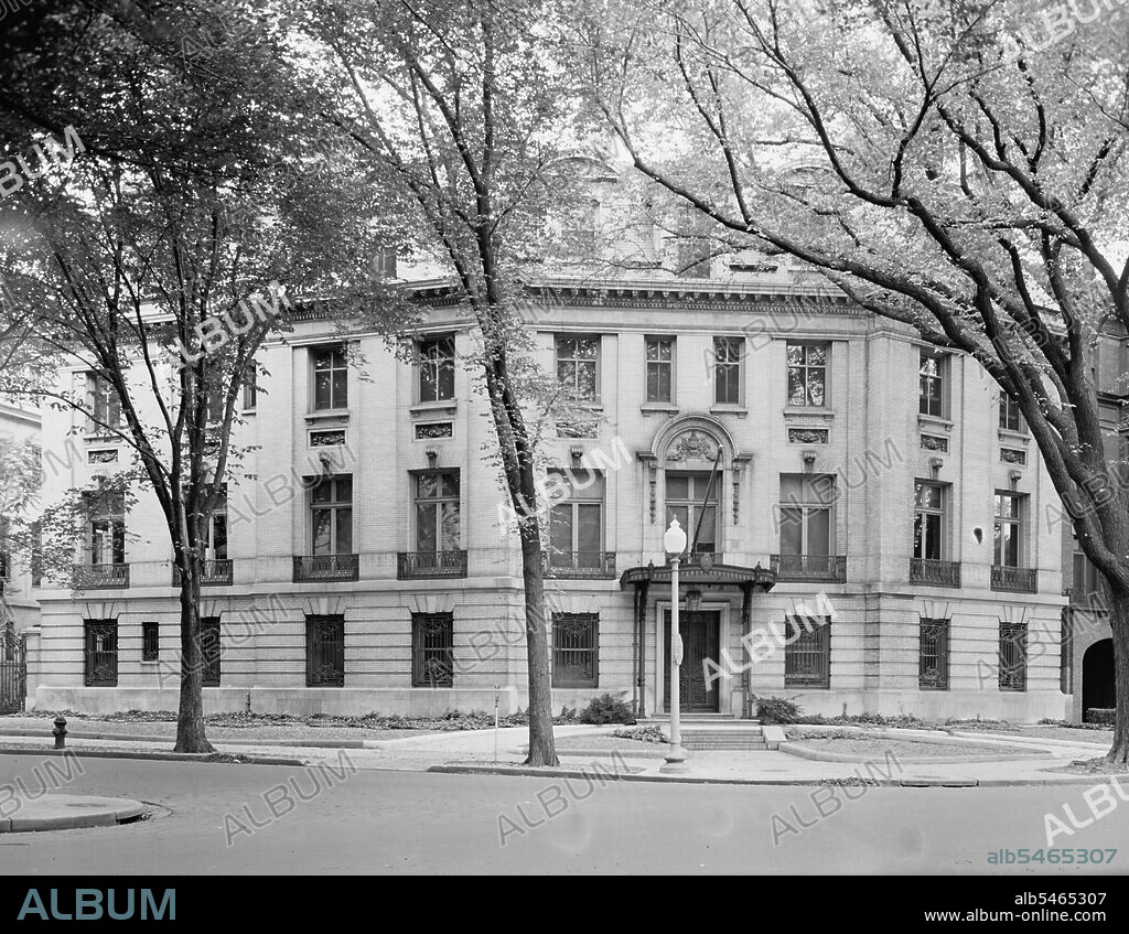 Argentina Embassy 1600 New Hampshire Avenue in Washington D.C. circa 1937.