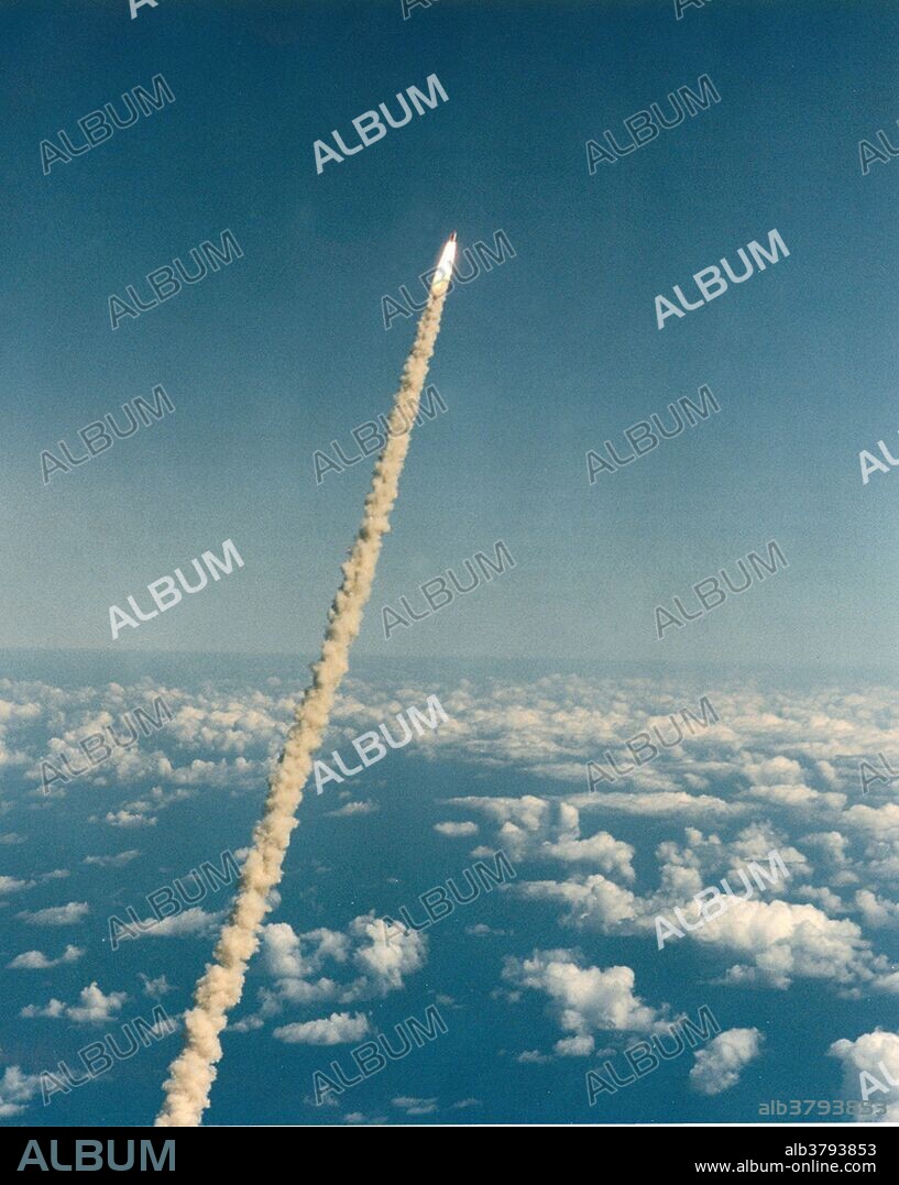 STS-52 was a NASA Space Shuttle mission using orbiter Columbia, and was launched on October 22, 1992. Primary mission objectives were deployment of the Laser Geodynamic Satellite II (LAGEOS-II) and operation of the U.S. Microgravity Payload-1 (USMP-1). LAGEOS-II, a joint effort between NASA and the Italian Space Agency (ASI), was deployed on day 2 and boosted into an initial elliptical orbit by ASI's Italian Research Interim Stage (IRIS). The spacecraft's apogee kick motor later circularized LAGEOS orbit at its operational altitude of 3,666 miles. Some of the ashes of Star Trek creator Gene Roddenberry were also carried aboard the orbiter for the duration of the mission.
