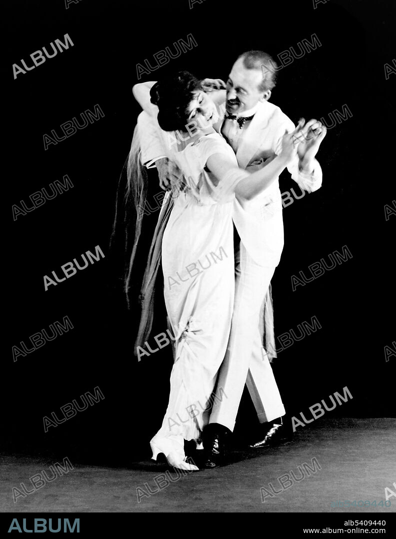 Photograph of Vernon (May 2, 1887 - February 15, 1918) and Irene (Foote) Castle April 17, 1893 - January 25, 1969) were ballroom dancers and dance teachers who appeared on Broadway and in silent films. They are credited with reviving the popularity of modern dancing. The couple reached the peak of their popularity in Irving Berlin's first Broadway show, Watch Your Step (1914), in which they refined and popularized the Foxtrot. They also helped to promote ragtime, jazz rhythms and African-American music for dance. Irene became a fashion icon through her appearances on stage and in early movies. Frances Benjamin Johnston, circa 1910-18 (cropped and cleaned).