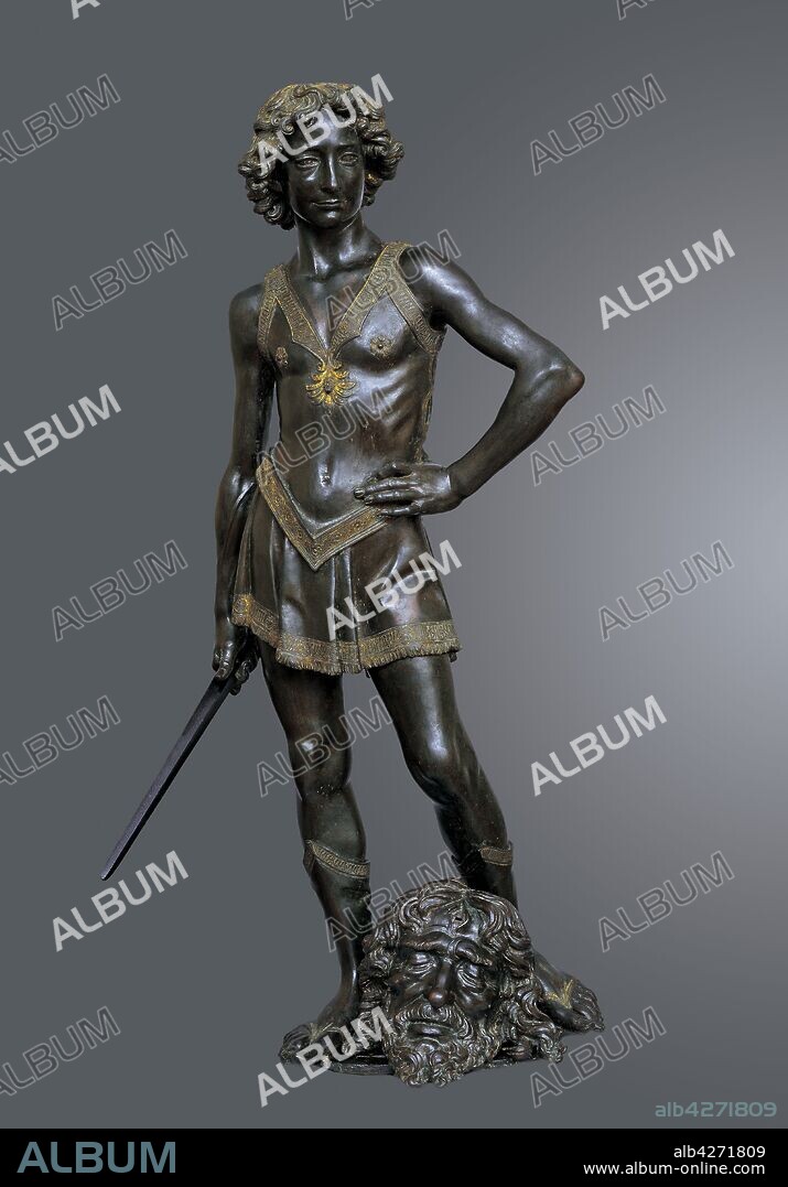 ANDREA DEL VERROCCHIO. David Victorious over Goliath.