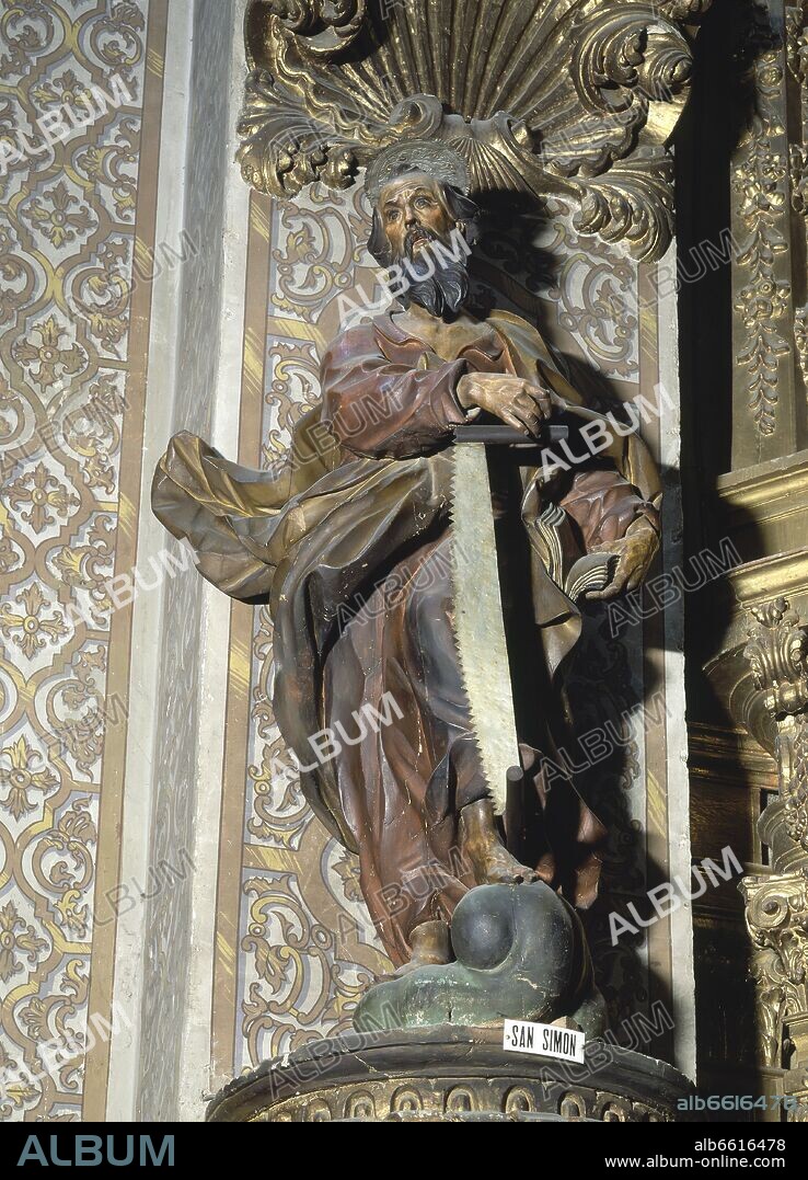 PEDRO DUQUE CORNEJO (1678-1757). EL APOSTOL SAN SIMON - SIGLO XVIII.