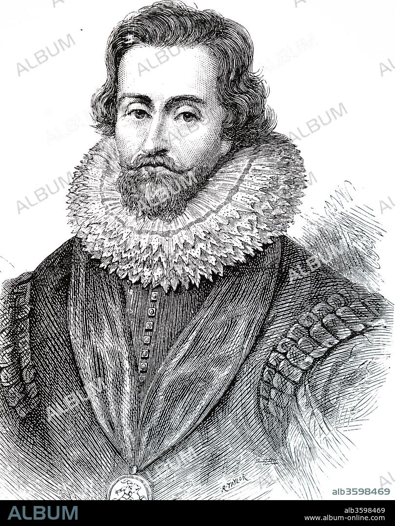 Portrait of James VI and I (1566-1625) King of Scotland as James VI and King of England and Ireland as James I from the union of the Scottish and English crowns. Dated 16th century.