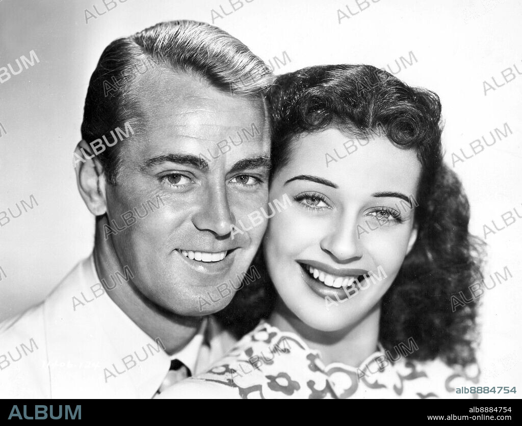 ALAN LADD and GAIL RUSSELL in CALCUTTA, 1947, directed by JOHN FARROW. Copyright PARAMOUNT PICTURES.
