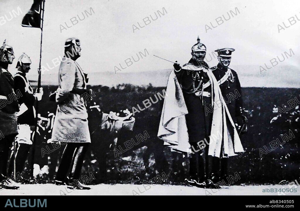 Winston Churchill with the Kaiser watching German army manoeuvres in 1913. Sir Winston Leonard Spencer Churchill (30 November 1874 - 24 January 1965) was a British statesman who served as Prime Minister of the United Kingdom from 1940 to 1945, during the Second World War, and again from 1951 to 1955.