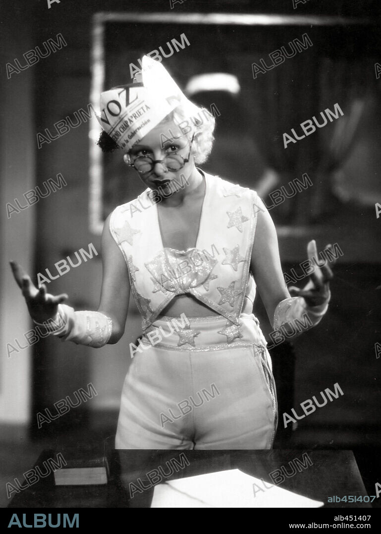 CARMELITA AUBERT en ABAJO LOS HOMBRES, 1936, dirigida por JOSE MARIA CASTELLVI. Copyright EDICI.