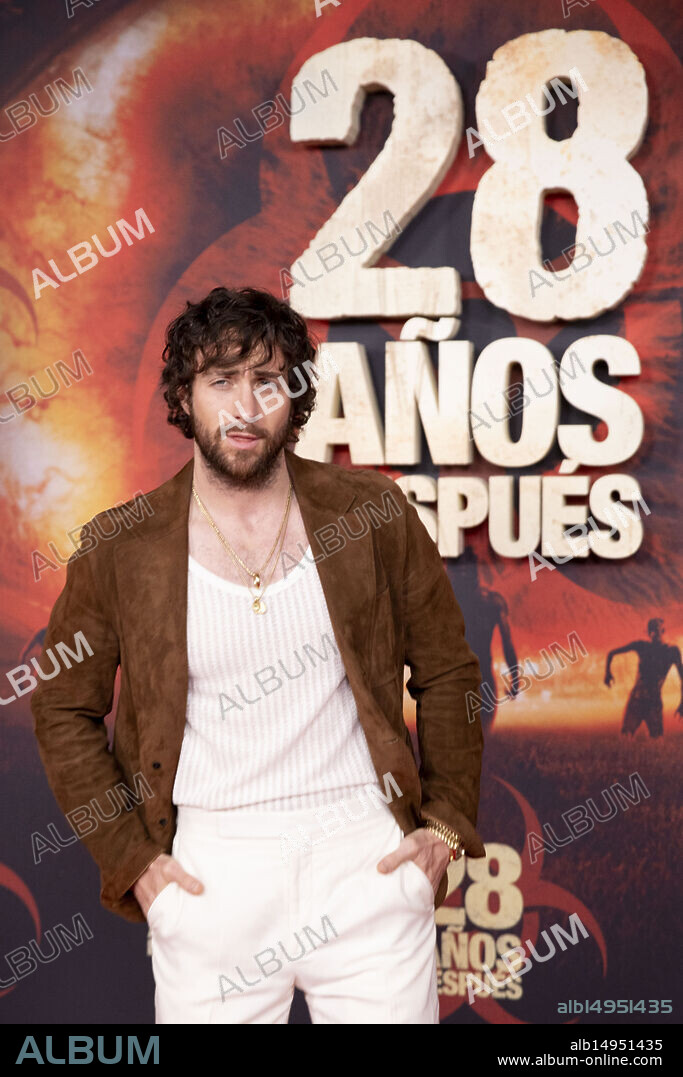 Aaron Taylor-Johnson attended the '28 Años Despues' (28 Years Later) Photocall at the Rosewood Villamagna Hotel on June 6, 2025 in Madrid, Spain.