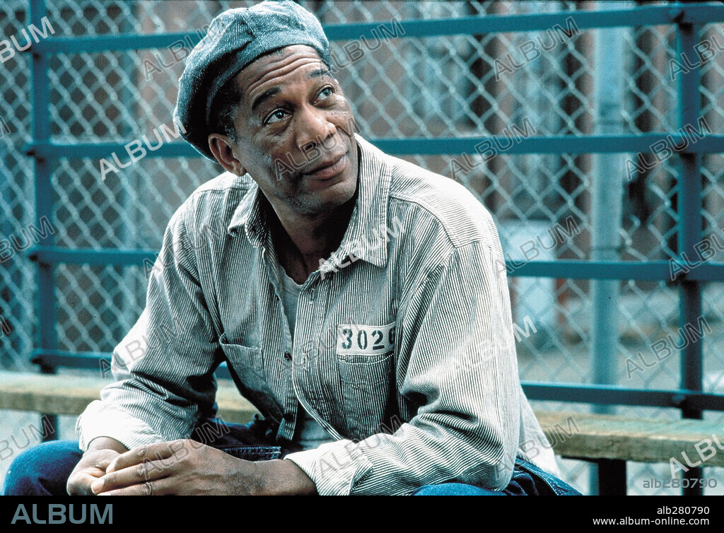 MORGAN FREEMAN en CADENA PERPETUA, 1994 (THE SHAWSHANK REDEMPTION), dirigida por FRANK DARABONT. Copyright CASTLE ROCK ENTERTAINMENT.
