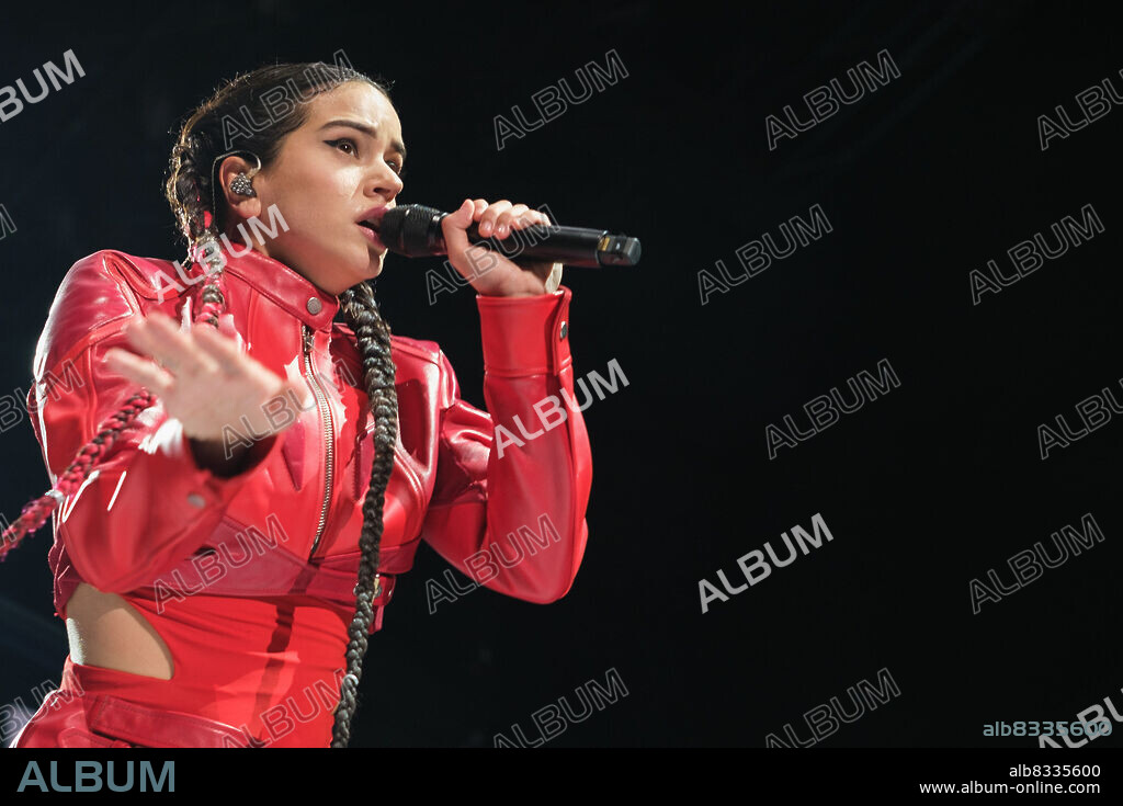 July 19, 2022, Madrid, Spain: The singer ROSALIA VILA TOBELLA, commonly known as ROSALI­A performs as part of her 'Motomami Tour' at the Wizkink Center, in Madrid. (Credit Image: © Atilano Garcia/SOPA Images via ZUMA Press Wire).