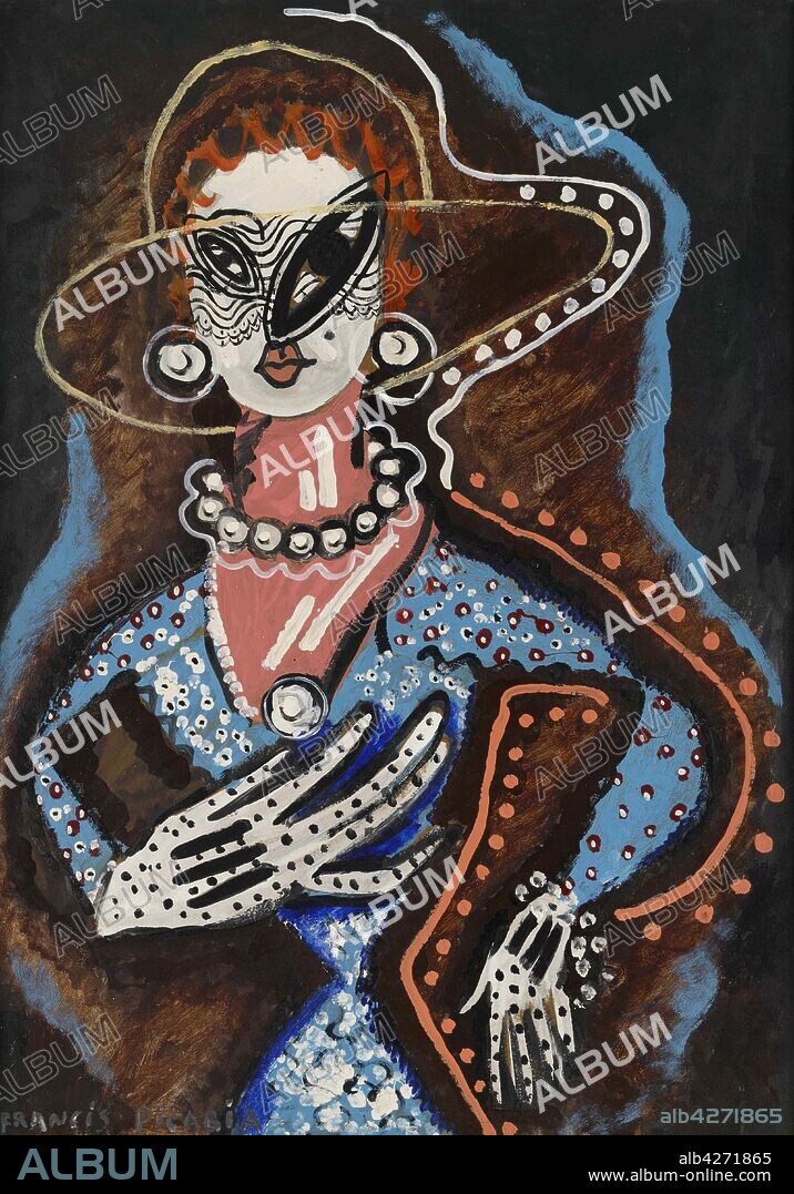 FRANCIS PICABIA. La Femme au monocle.