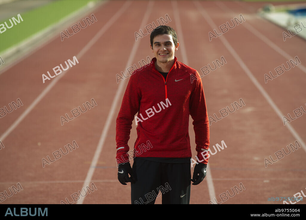 Sant Cugat del Valles (Barcelona), 02/10/2017. Interview with the athlete bruno hortelano in the car de sant Cugat. Photo: Inés Baucells Archdc.