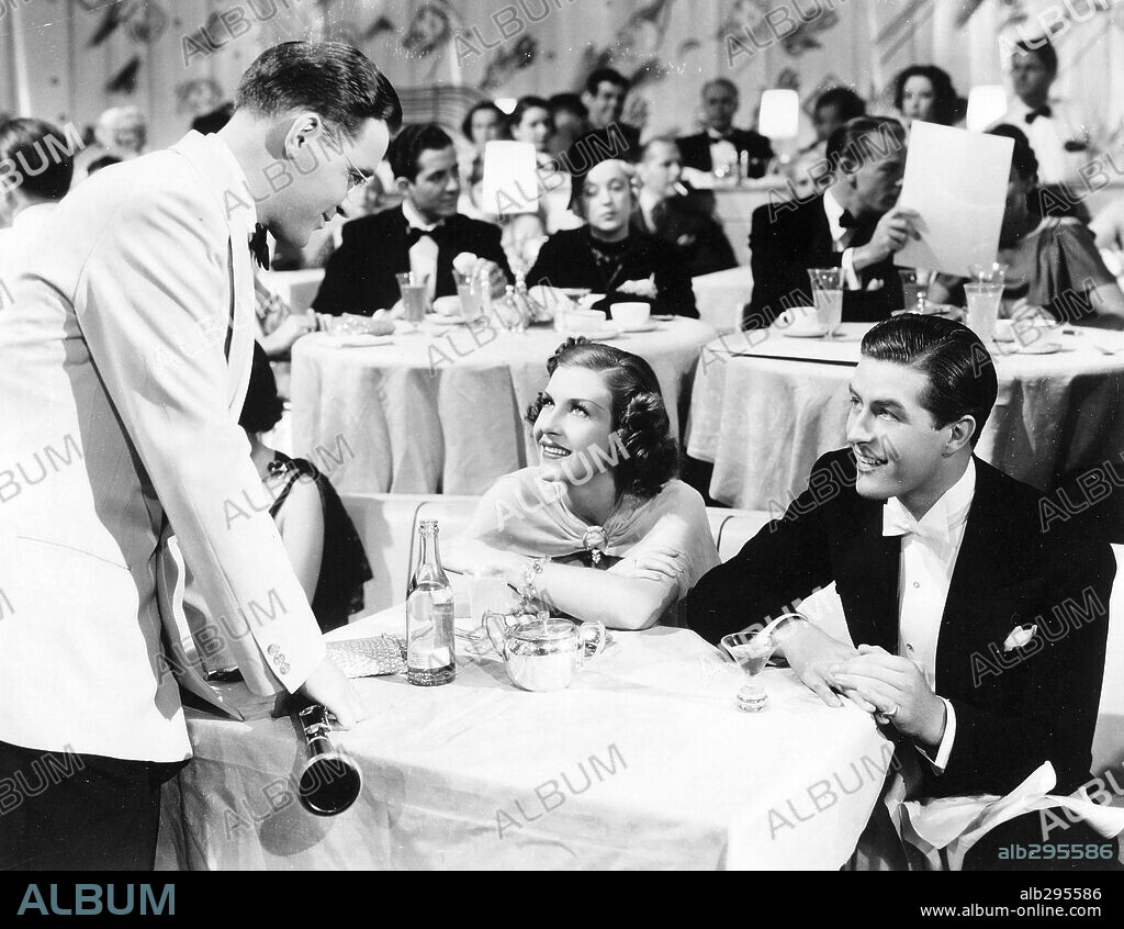 BENNY GOODMAN, RAY MILLAND and SHIRLEY ROSS in THE BIG BROADCAST OF 1937, 1936, directed by MITCHELL LEISEN. Copyright PARAMOUNT PICTURES.