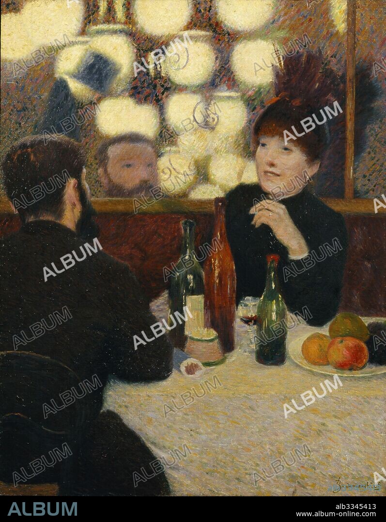 FEDERICO ZANDOMENEGHI. At the Café de la Nouvelle Athènes.