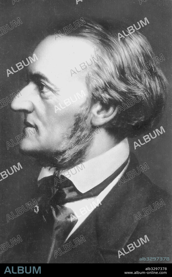 Richard Wagner. 22/5/1813-13/2/1883. Composer Born in Leipzig, Germany.