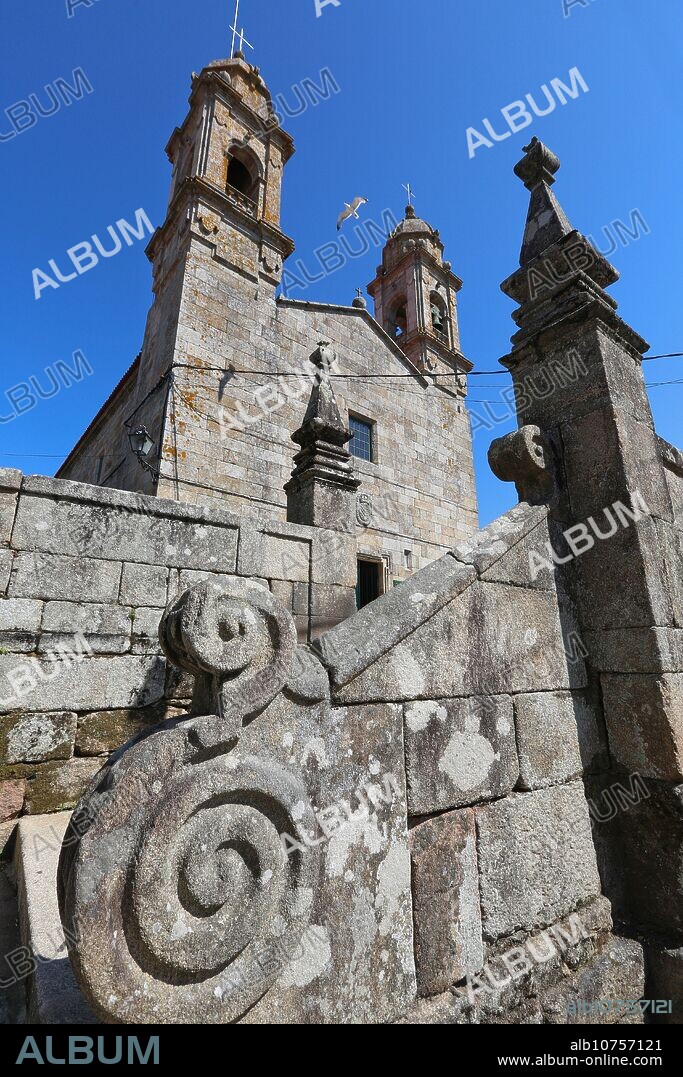 Templo de San Benito, Cambados, Pontevedra province, Galicia, Spain.