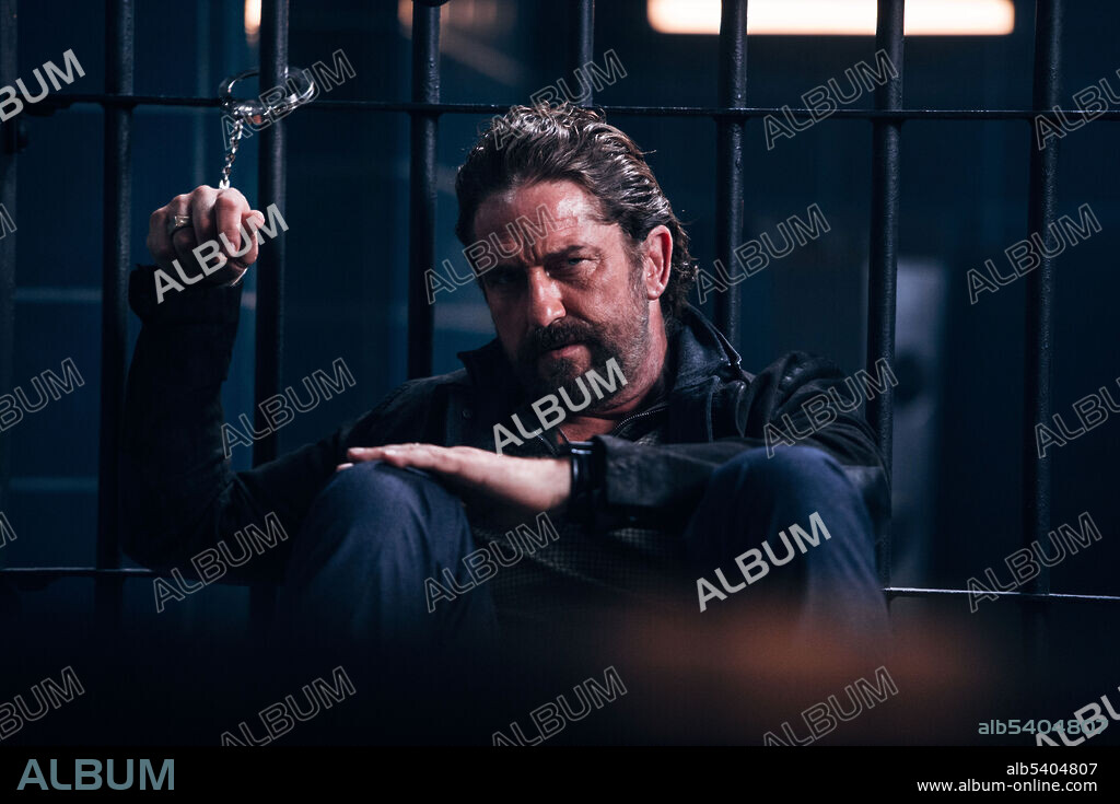 GERARD BUTLER en JUEGO DE ASESINOS, 2021 (COPSHOP), dirigida por JOE CARNAHAN. Copyright WarParty Films / Zero Gravity Management.