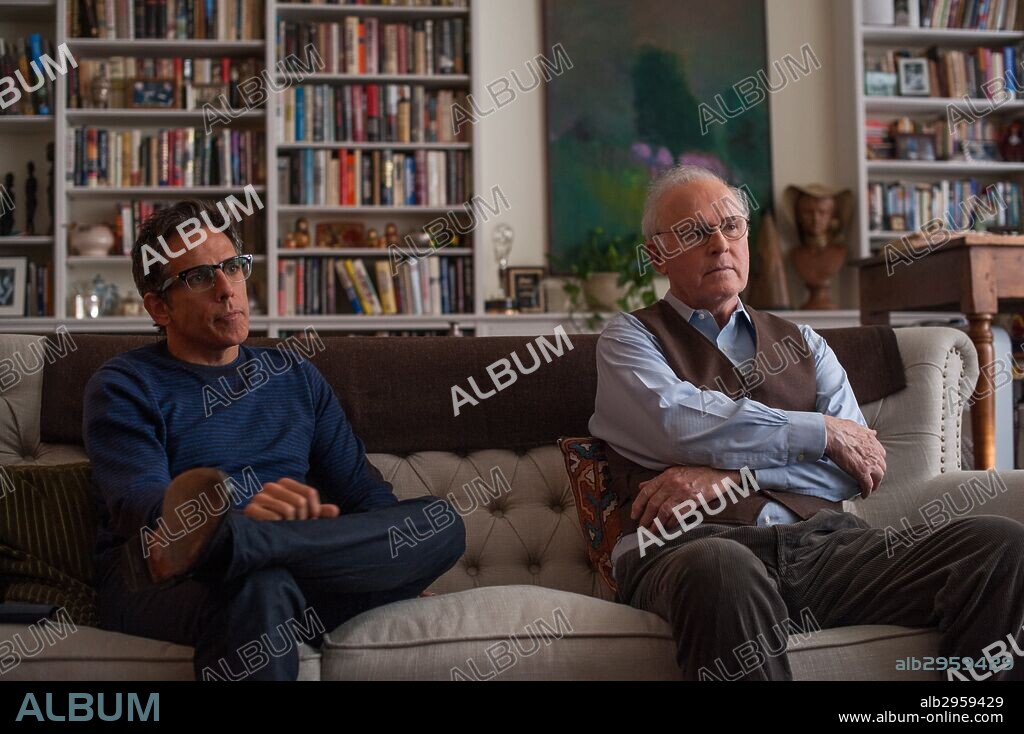 BEN STILLER and CHARLES GRODIN in WHILE WE'RE YOUNG, 2014, directed by NOAH BAUMBACH. Copyright SCOTT RUDIN PRODUCTIONS.