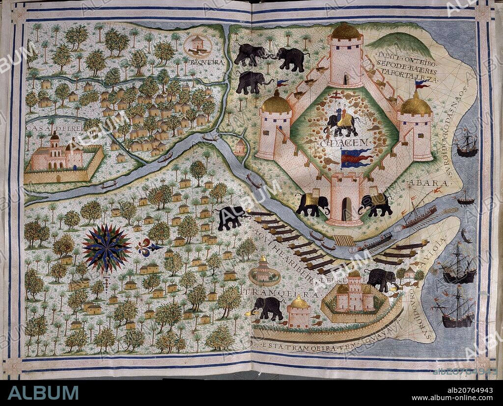 FERNAO VAZ DOURADO (1520-1580). ATLAS PORTULANO - 1568.