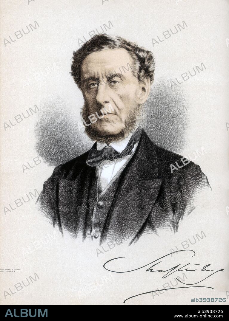 Anthony Ashley Cooper, 7th Earl of Shaftesbury, English politician and philanthropist, c1890. Lord Shaftesbury (1801-1885) piloted a number of reforming acts through Parliament including the factory acts of 1847, 1850 and 1859 resulting in a 10-hour working day, and the Coal Mines Act of 1842 which outlawed the employment of women and of children under 13 underground. A lithograph from The Modern Portrait Gallery, Cassell, Petter and Galpin, London, Paris and New York, c1890.
