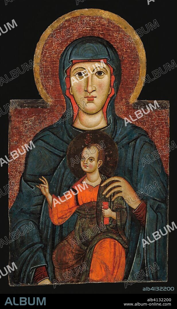 Virgin and Child. Italian, Tuscany. Date: 1265-1275. Dimensions: 81.7 × 47.8 cm (32 1/8 × 18 7/8 in.). Tempera on panel. Origin: Florence.