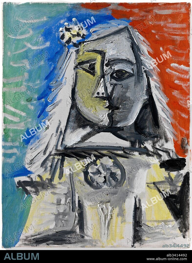 Pablo Picasso / "Las Meninas (infanta Margarita Maria)",1957, Óleo sobre tela, 35 x 27 cm, MPB 70.444.