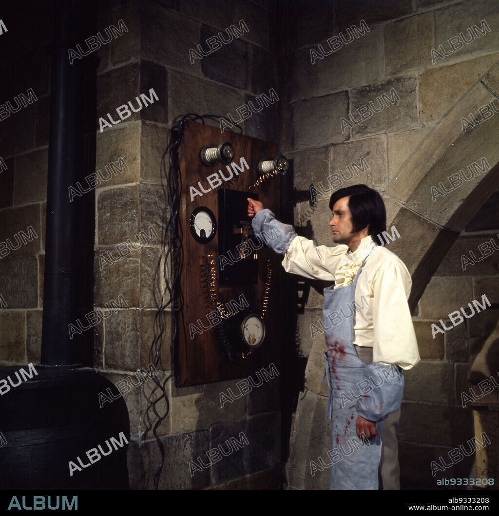 RALPH BATES in THE HORROR OF FRANKENSTEIN, 1970, directed by JIMMY SANGSTER. Copyright Hammer Productions.