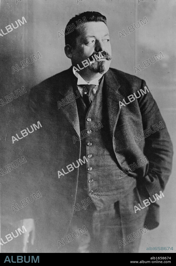 Friedrich Ebert (1871-1925)  German politician (SPD). Served as Chancellor of Germany and its first President during the Weimar period. Photograph February 1921.