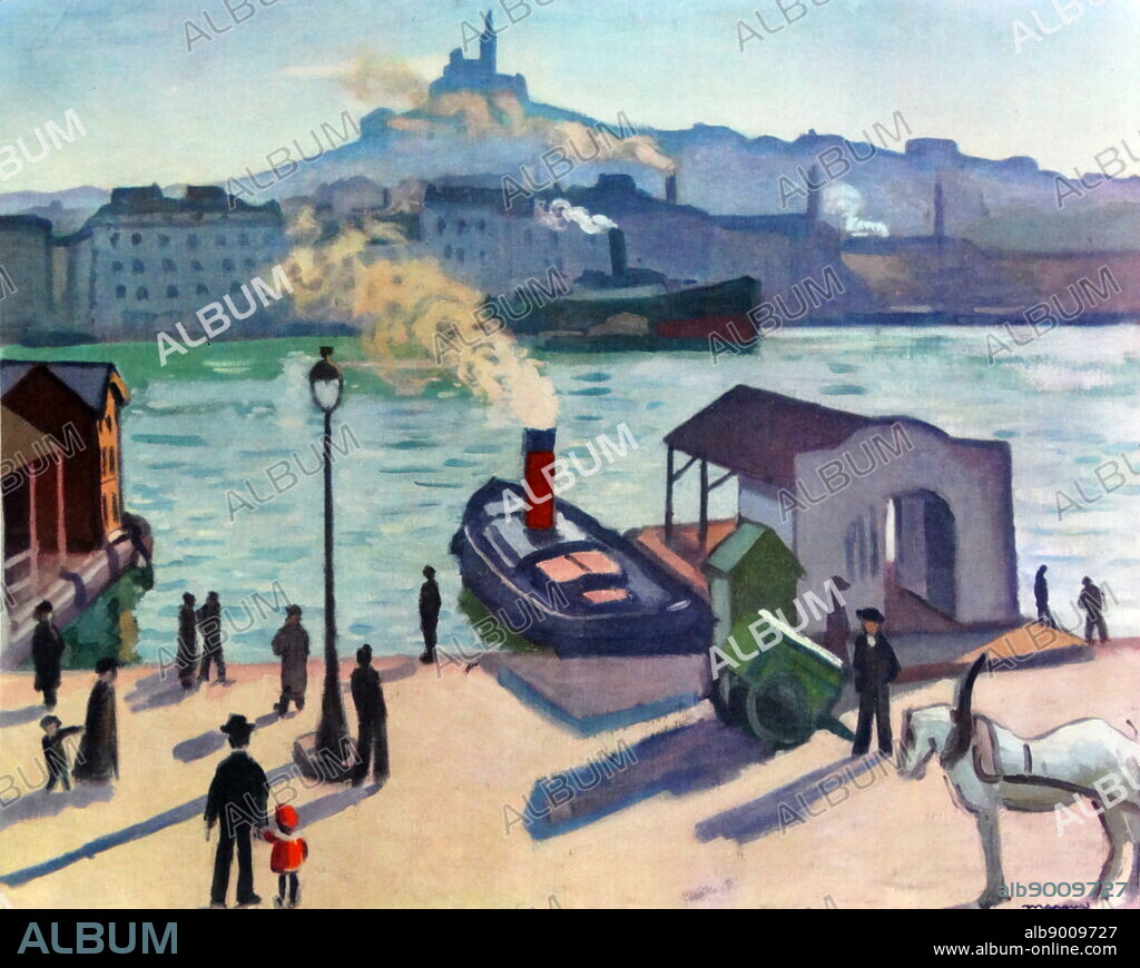 The horse, Marseille 1916 by Albert Marquet (27 March 1875 14 June 1947) was a French painter, associated with the Fauvist movement.