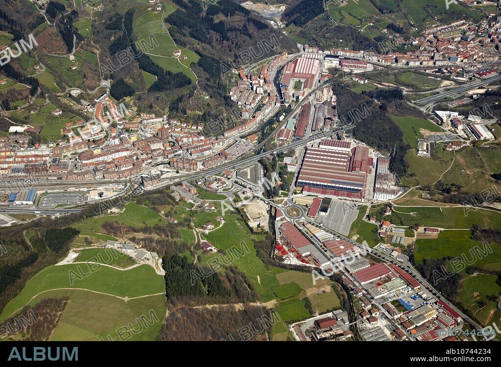 CAF (Constructora Auxiliar de Ferrocarriles) factory, Beasain and Ordizia, Gipuzkoa, Basque Country, Spain.