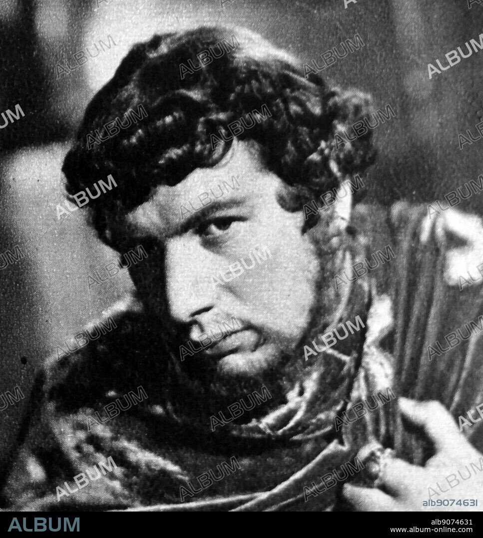 Peter Ustinov in Quo Vadis, a 1951 American epic historical drama film. Sir Peter Alexander von Ustinov CBE FRSA (16 April 1921 - 28 March 2004) was a British actor, filmmaker and writer. He was a fixture on television talk shows and lecture circuits for much of his career. An intellectual and diplomat, he held various academic posts and served as a goodwill ambassador for UNICEF and president of the World Federalist Movement.