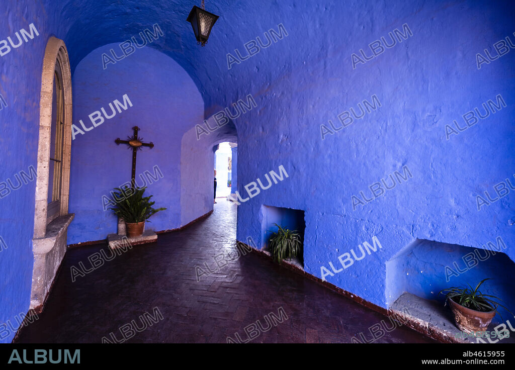 Convent and monastery of Santa Catalina de Siena (1579) in Arequipa, Peru,South America. World Heritage (UNESCO).