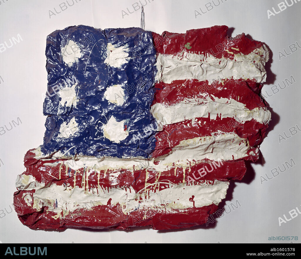 Flag by Claes Oldenburg, sculpture, born 1929.