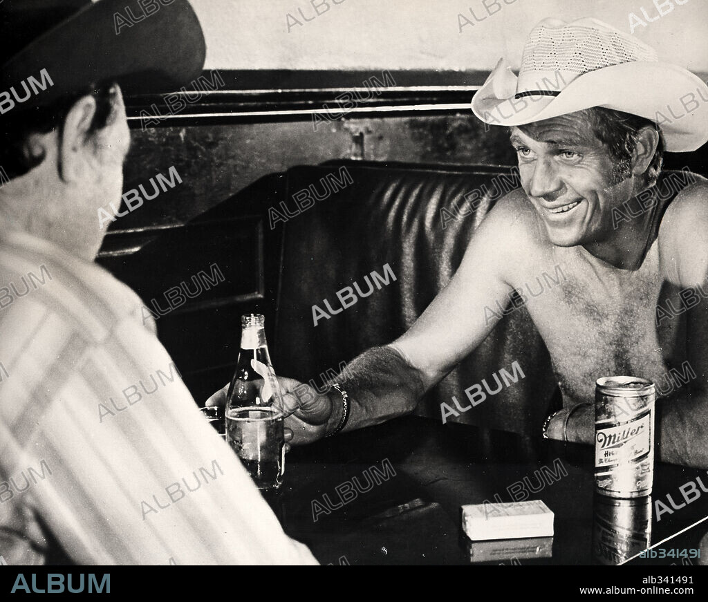 STEVE MCQUEEN in JUNIOR BONNER, 1972, directed by SAM PECKINPAH. Copyright ABC.