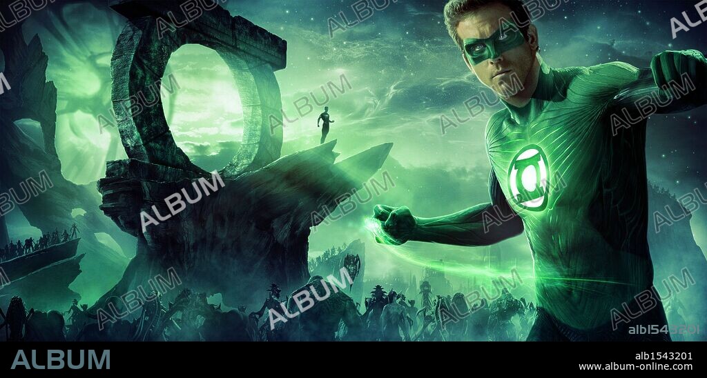 RYAN REYNOLDS en GREEN LANTERN-LINTERNA VERDE, 2011 (GREEN LANTERN), dirigida por MARTIN CAMPBELL. Copyright WARNER BROS. PICTURES.