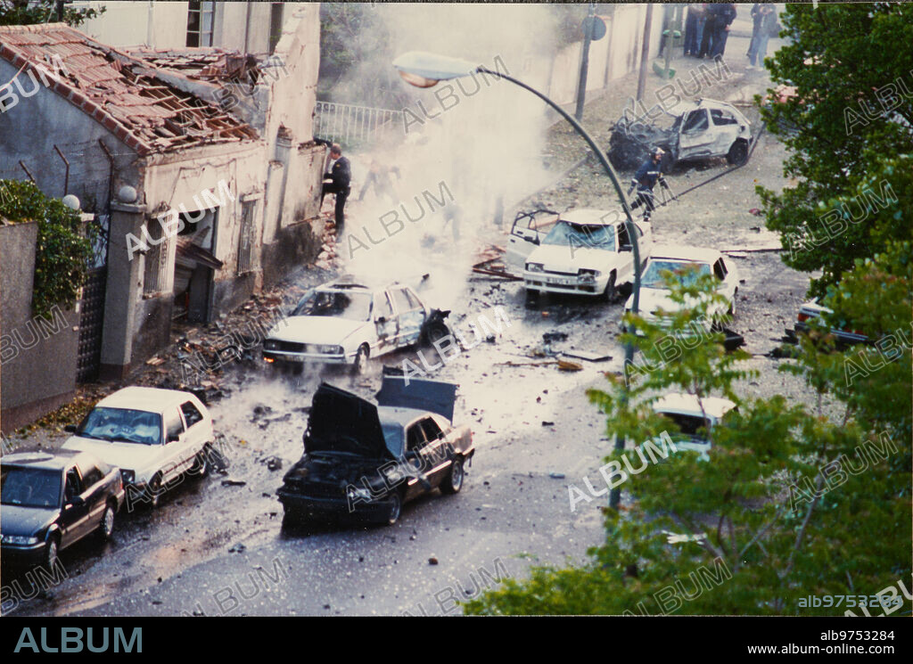 Madrid, 19/04/1995. Atentado contra José María Aznar.