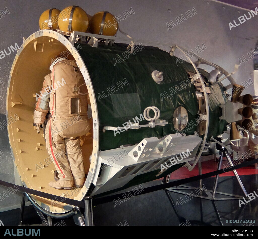 Airlock of the Mir space station that operated in low Earth orbit from 1986 to 2001, operated by the Soviet Union and later by Russia. Mir was the first modular space station and was assembled in orbit from 1986 to 1996. It had a greater mass than any previous spacecraft.
