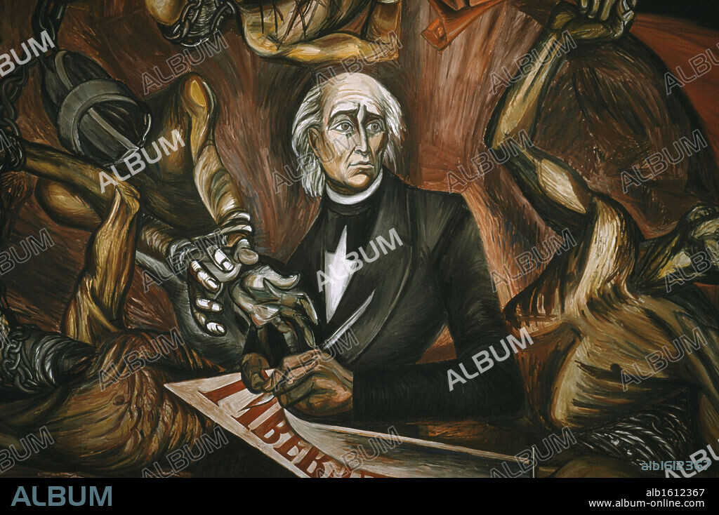 Guadalajara Government Palace Mural by Jose Clemente Orozco, 1883-1949.